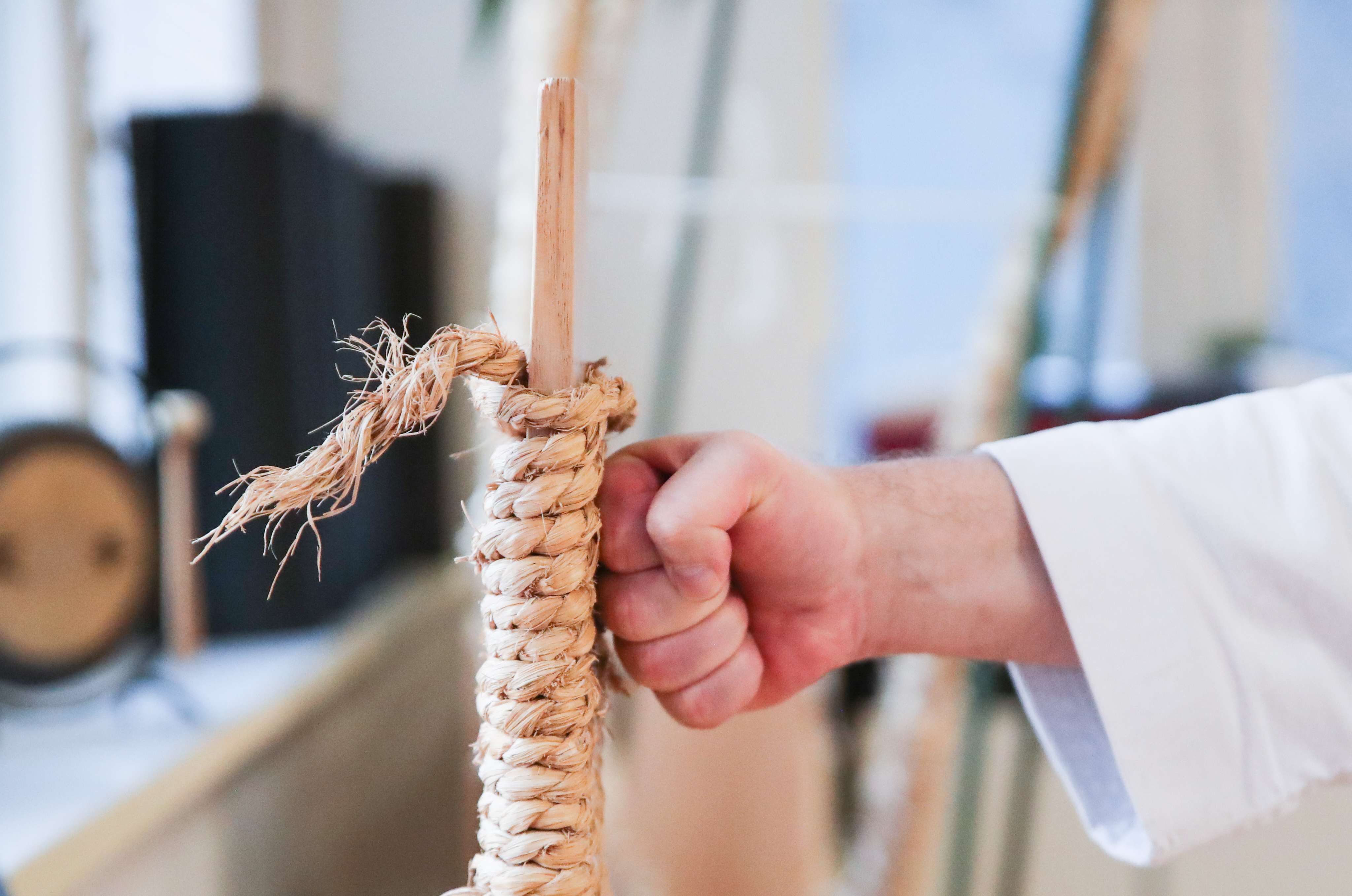 Makiwara – traditionelles Karate-Trainingsgerät